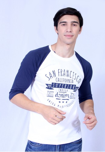 Jual Osella baju pria T Shirt SAN FRANCISCO White Original 