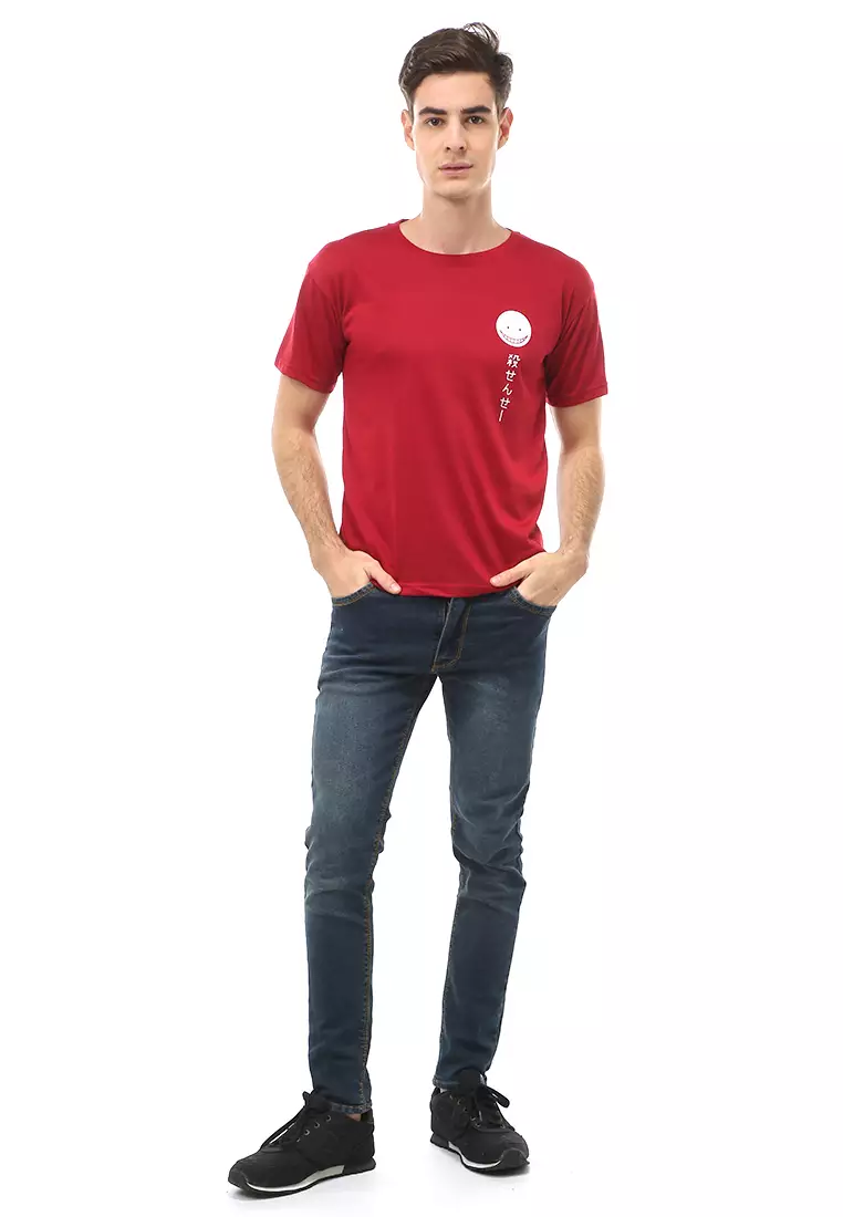 Jack T-Shirt Atasan Kasual Pria Lengan Pendek SImple Design Material Cotton ORIGINAL