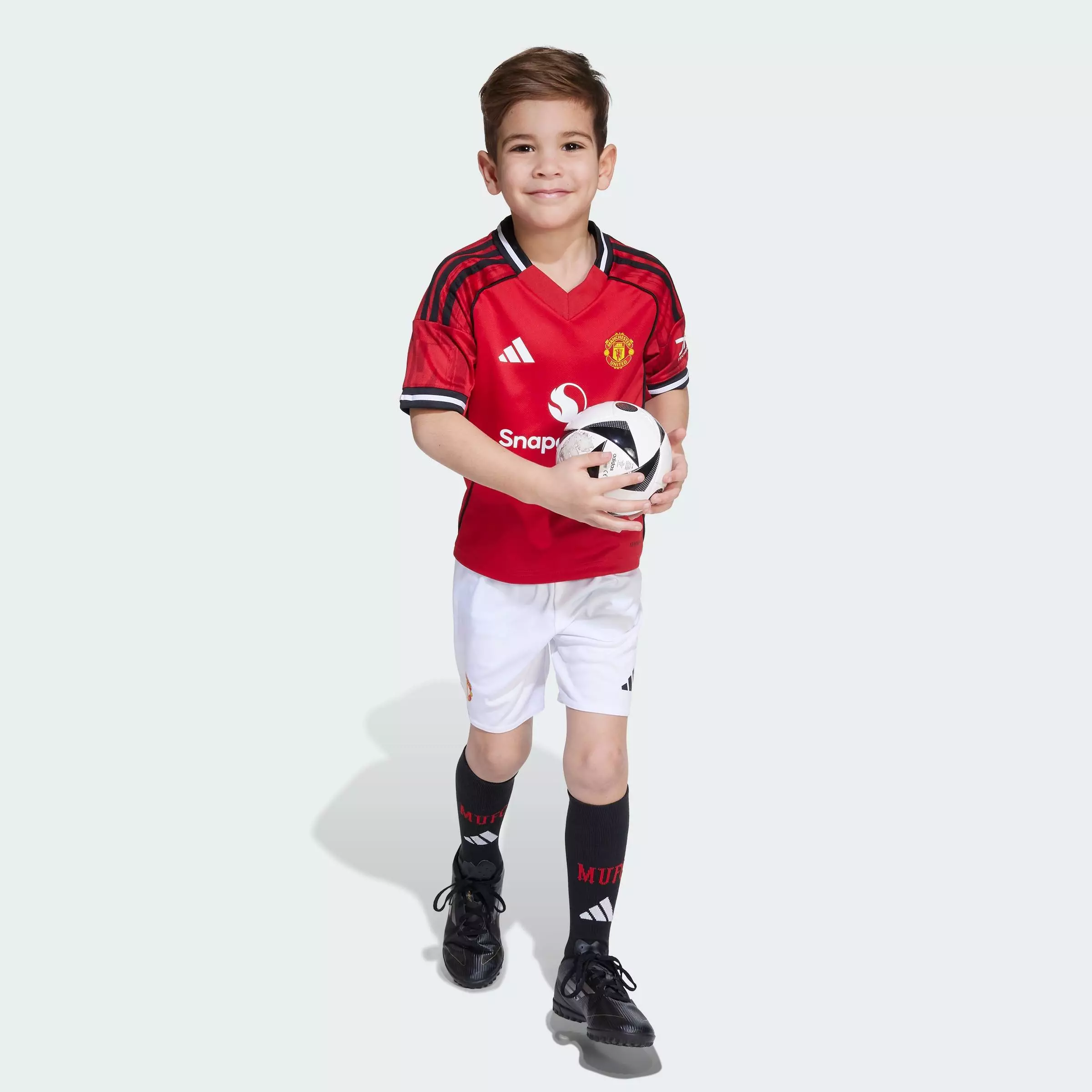 Football Manchester United 25/26 Home Mini Kit Kids Unisex Red JP3019