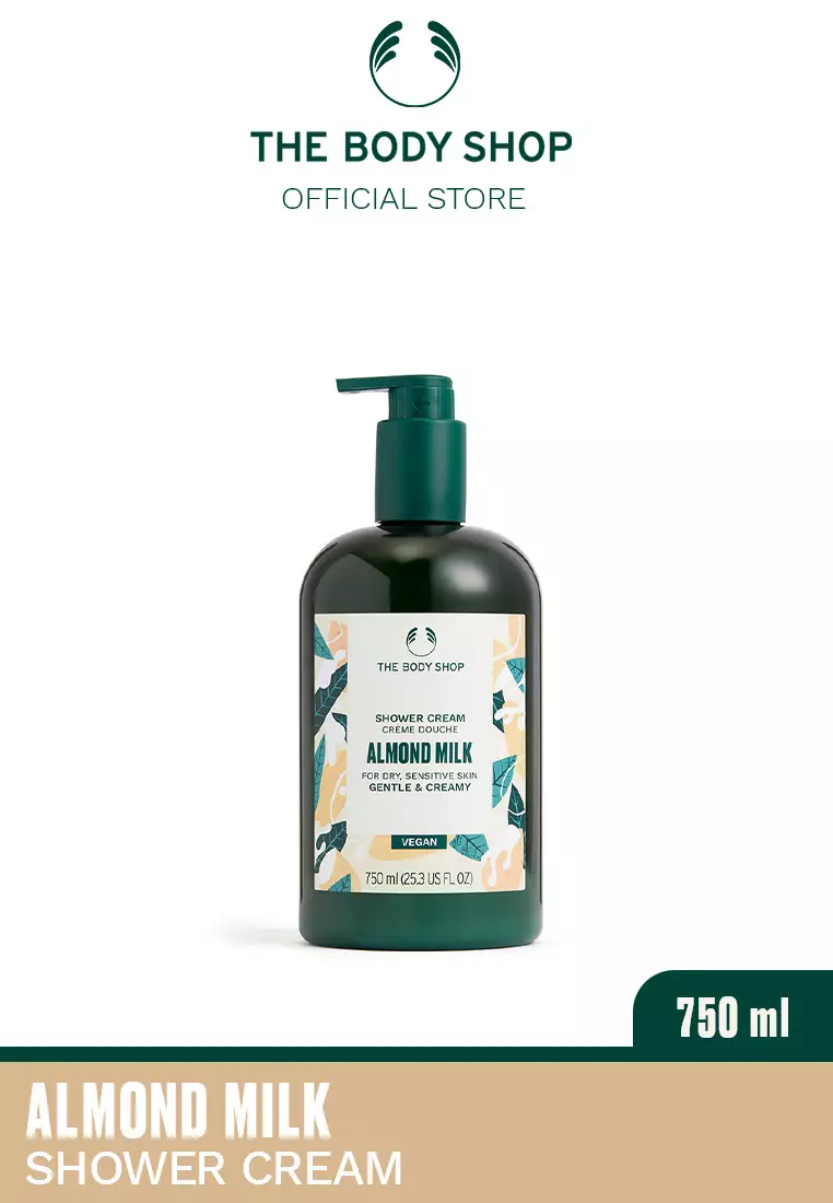 Body shop store almond shower gel