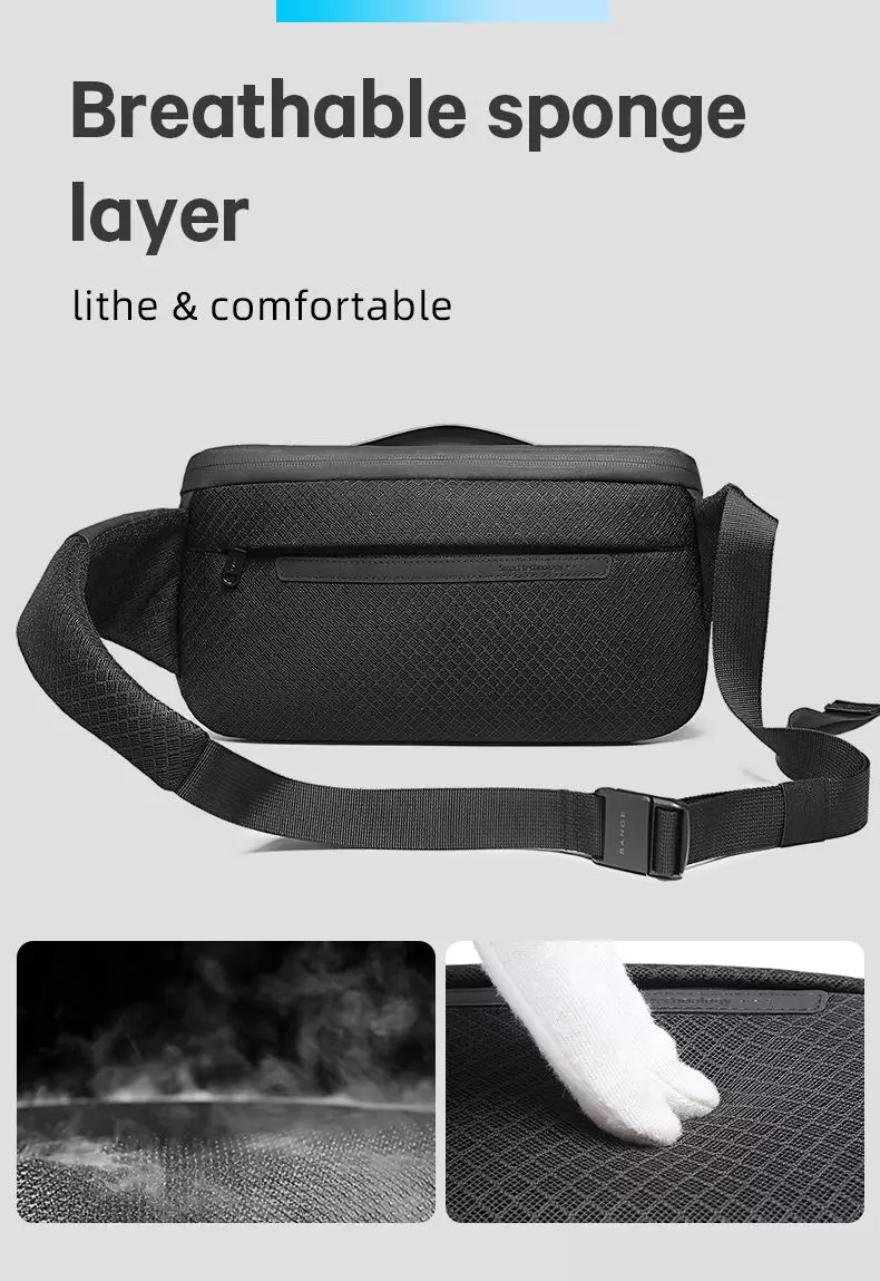 Bange BG77202 Tas Selempang Sling Bag Pria - BLUE