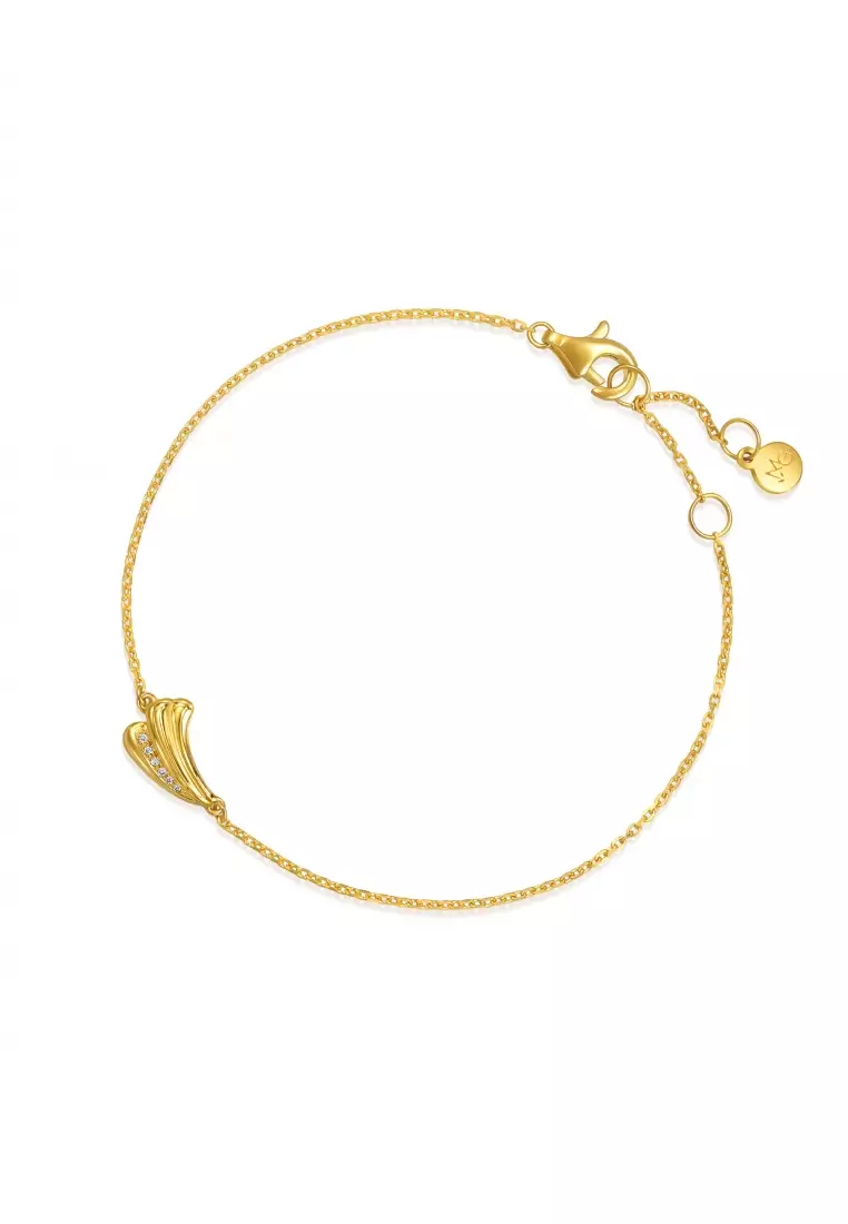 999 Gold Diamond Bracelet for Women 18cm 94461B