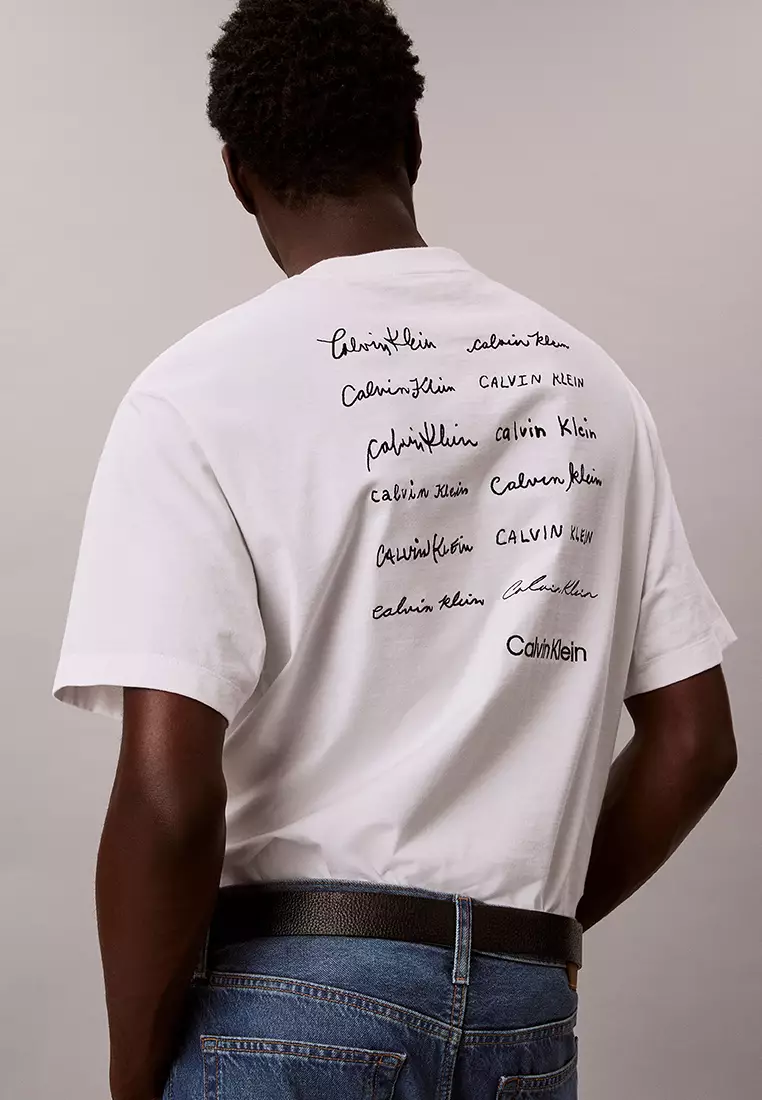 Relaxed Script Logo T-Shirt - Calvin Klein Jeans