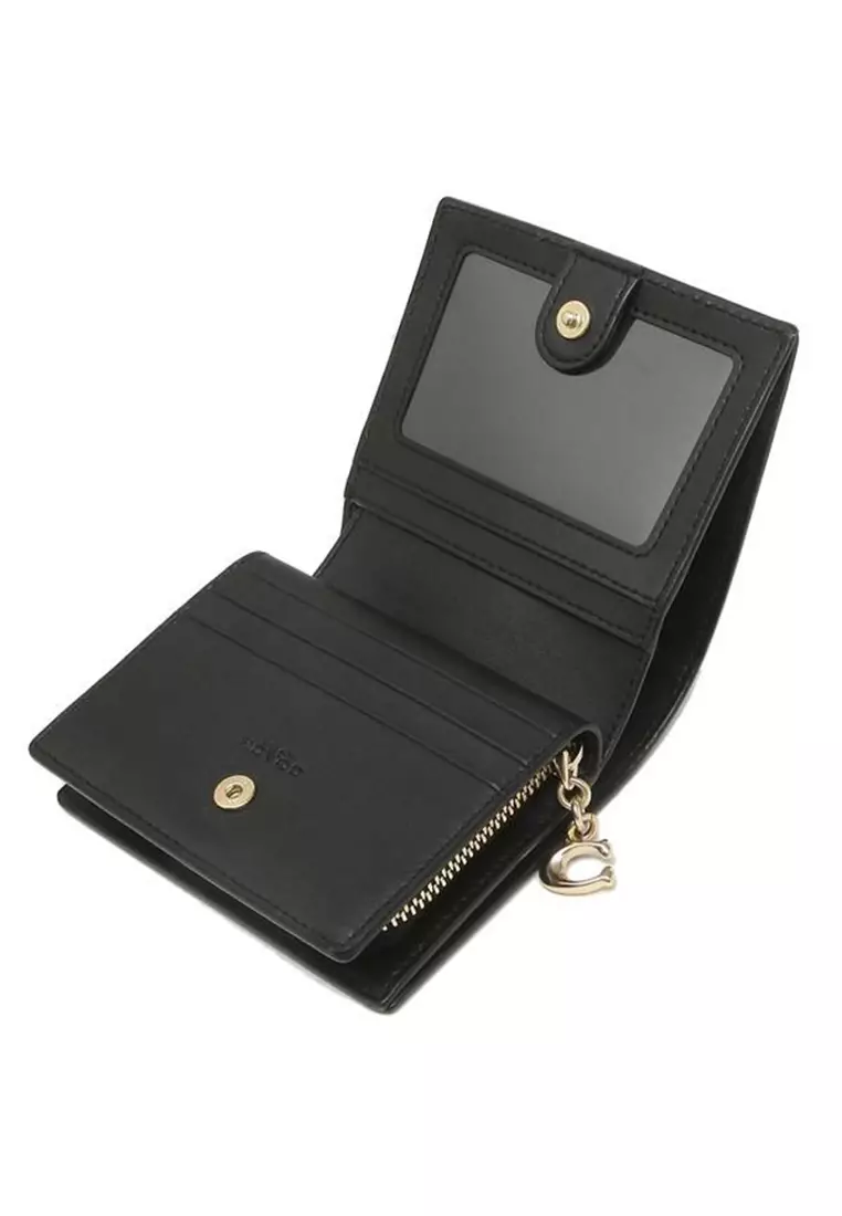 Brown & Black Status Icons Mini Snap Wallet