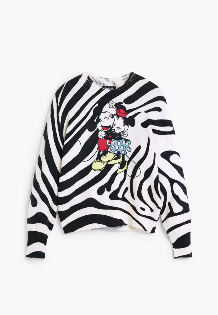 Disney Mickey & Minnie Graphic Knit Sweater
