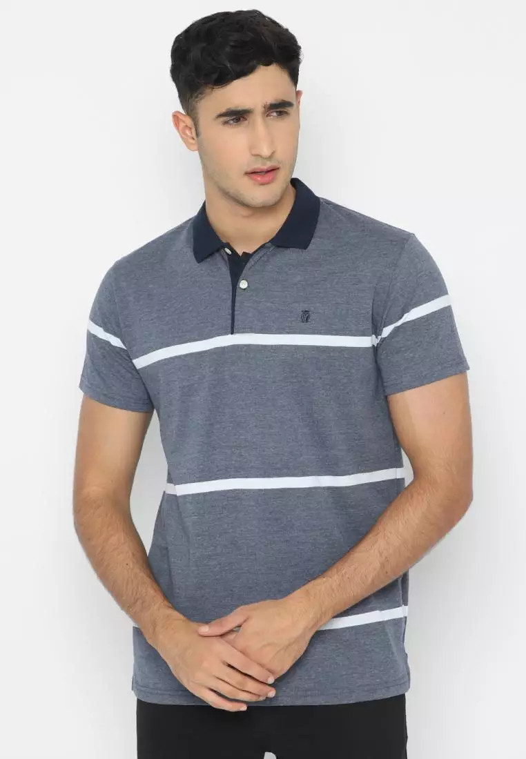 MATSUDA Kaos Polo Shirt Pria Kerah Kami