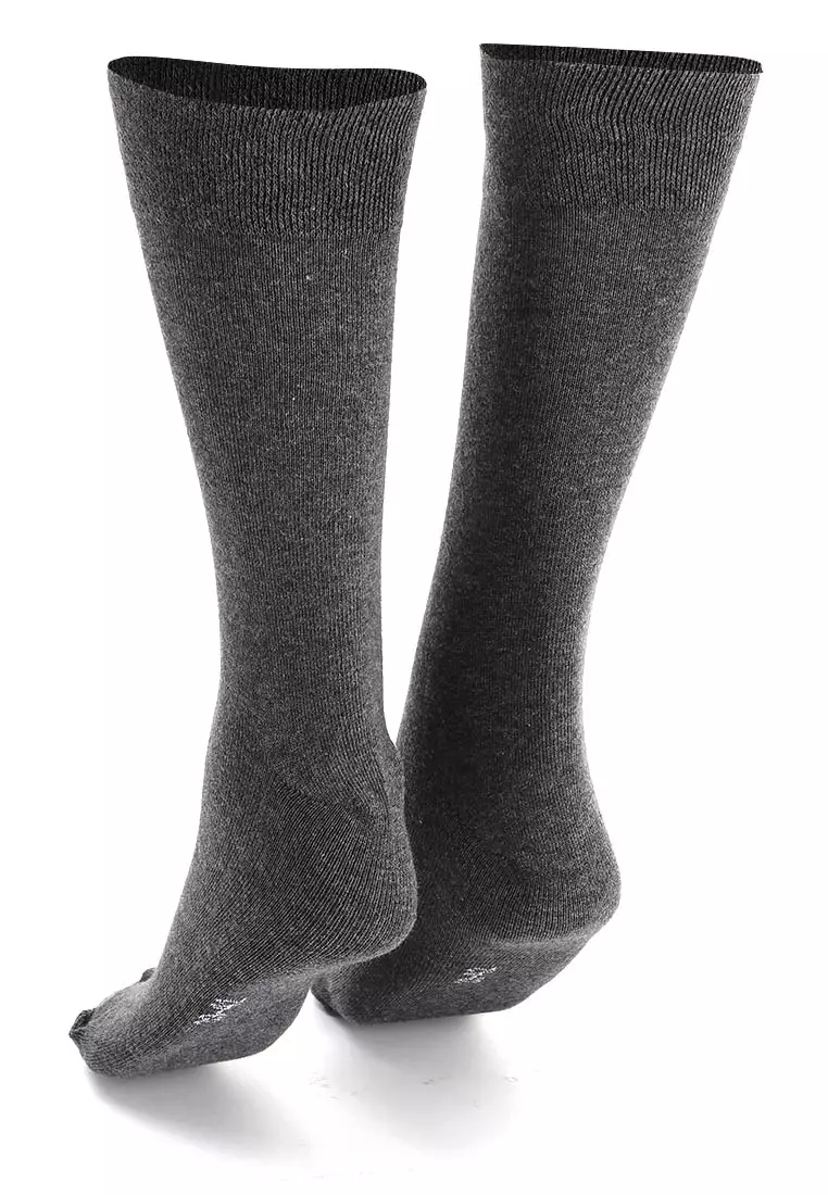 Seish Kaos Kaki Panjang Pria Wanita Pliable Stocking Footwear Material Cotton ORIGINAL - Grey