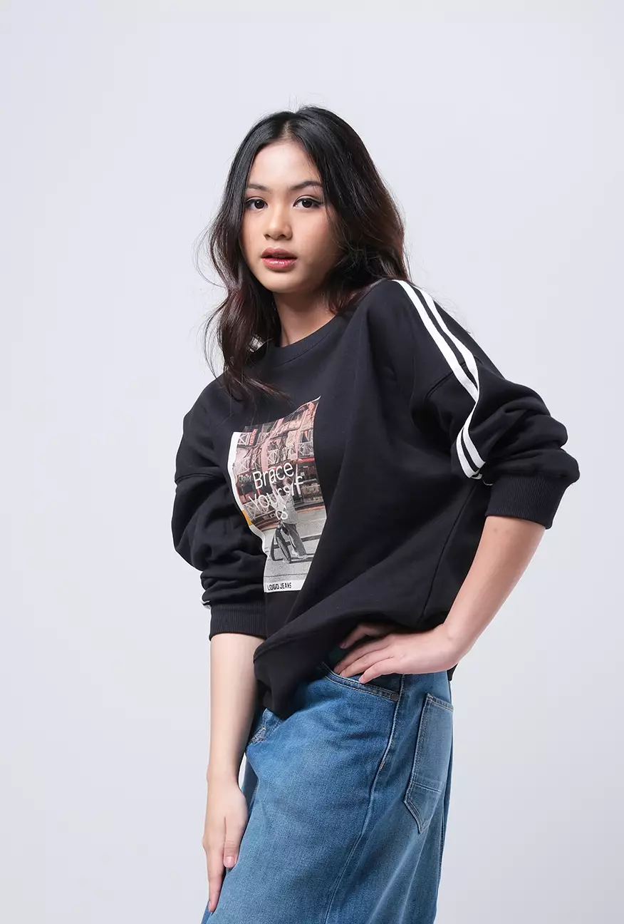 Sweater Wanita Hayra Black