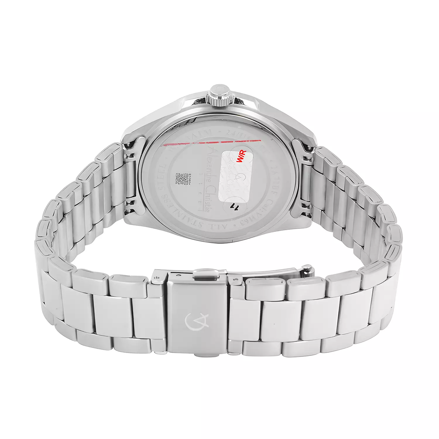 Alexandre Christie Multifunction Chronograph - Jam Tangan Analog Wanita - Pink Dial - All Silver Stainless Steel - 2A72 BFBSSPN