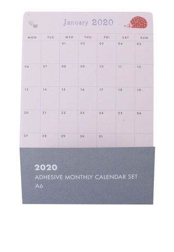 kikki.K multi 2020 Sweet Adhesive Monthly Calendar Set 77D53AC73233AEGS_1