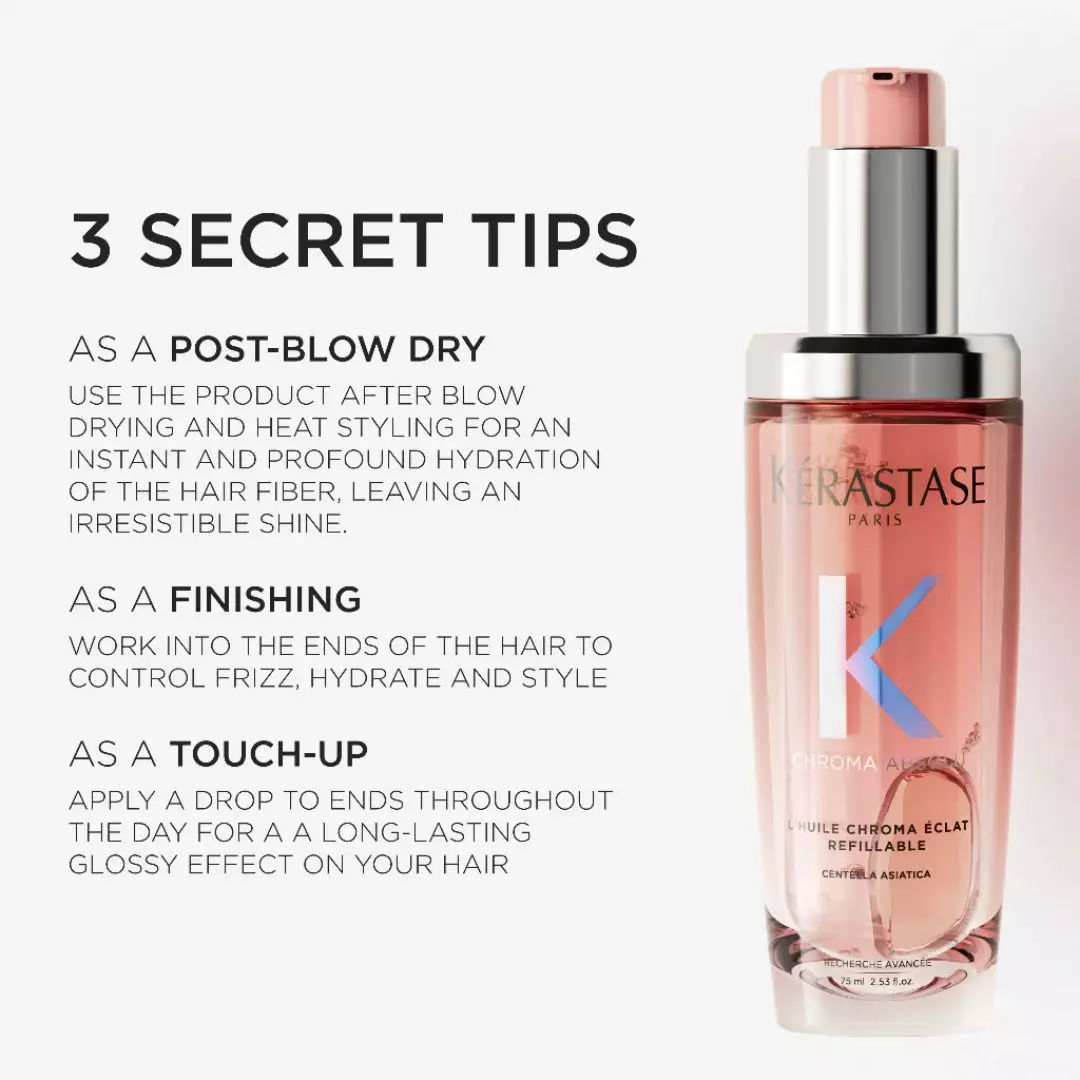 [NEW LAUNCH] Kerastase Chroma Absolu Hair Oil 75ml Hair Serum for Colored Hair - Serum Rambut untuk Rambut Diwarnai