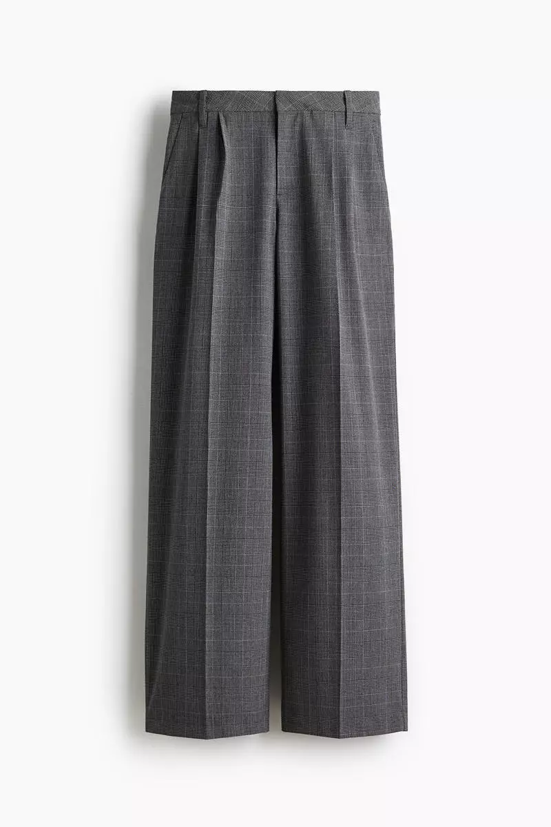 Wide tailored trousers