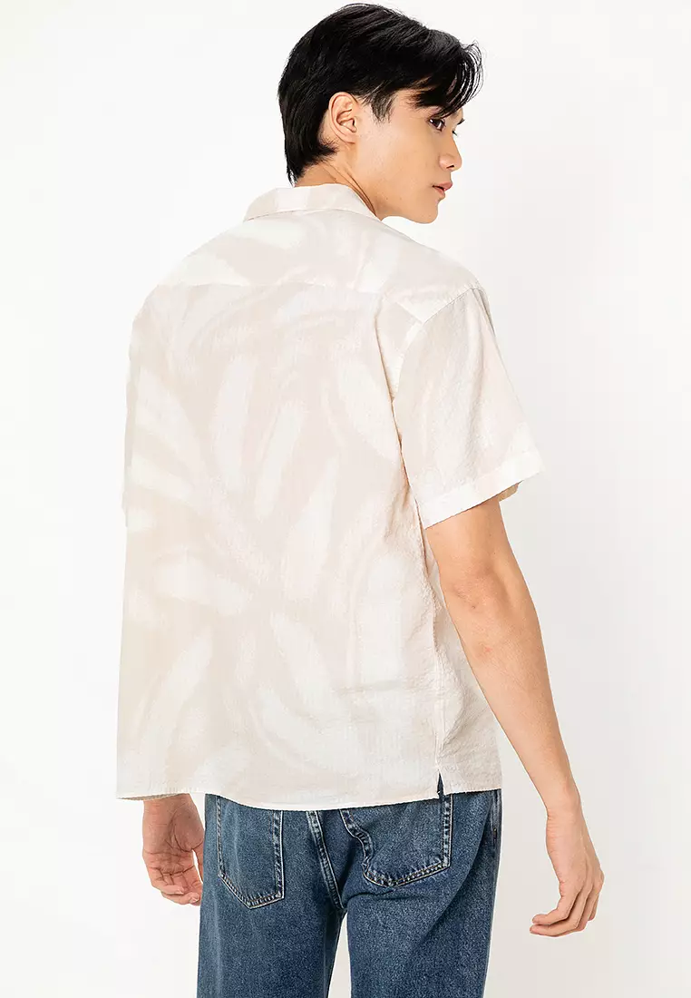 Alberto Seersucker Resort Short Sleeves Shirt