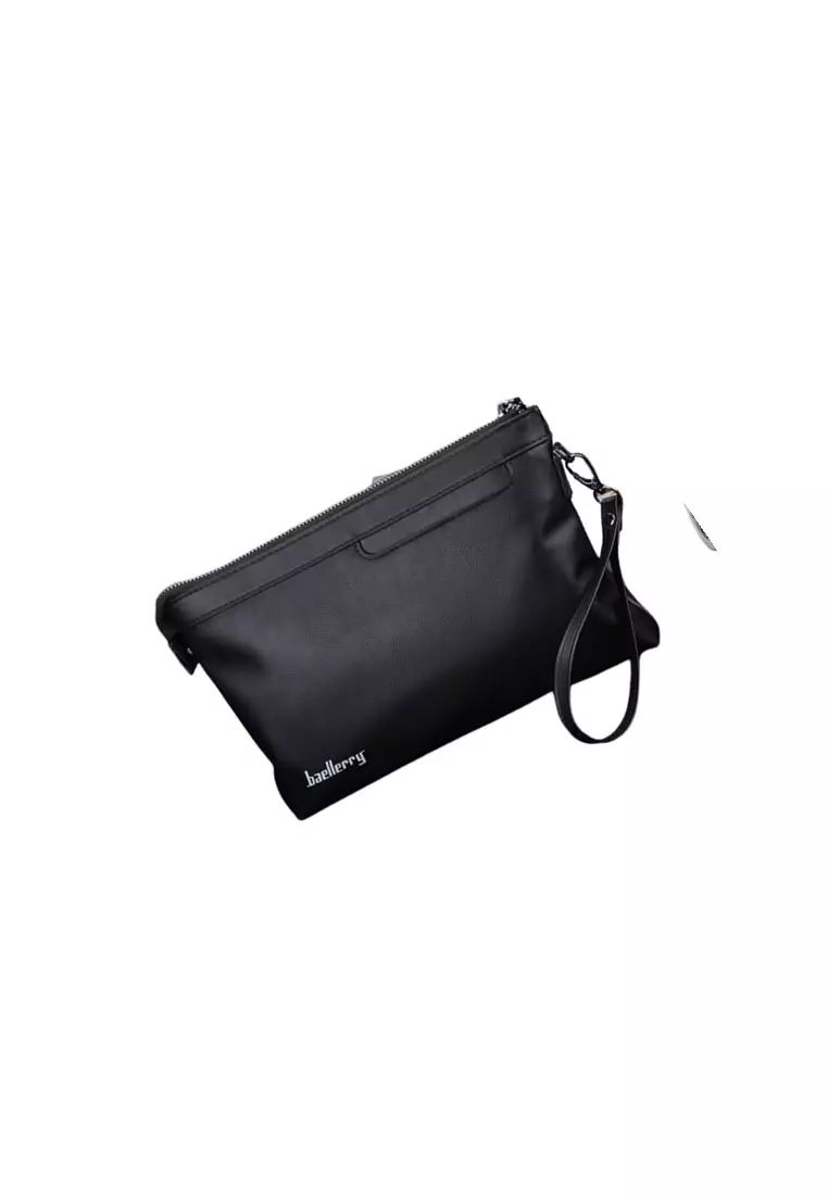 Dompet Clutch Pria Wanita Bahan Kulit PU Leather Premium BAEOS
