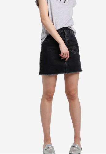 Dark Denim Skirt
