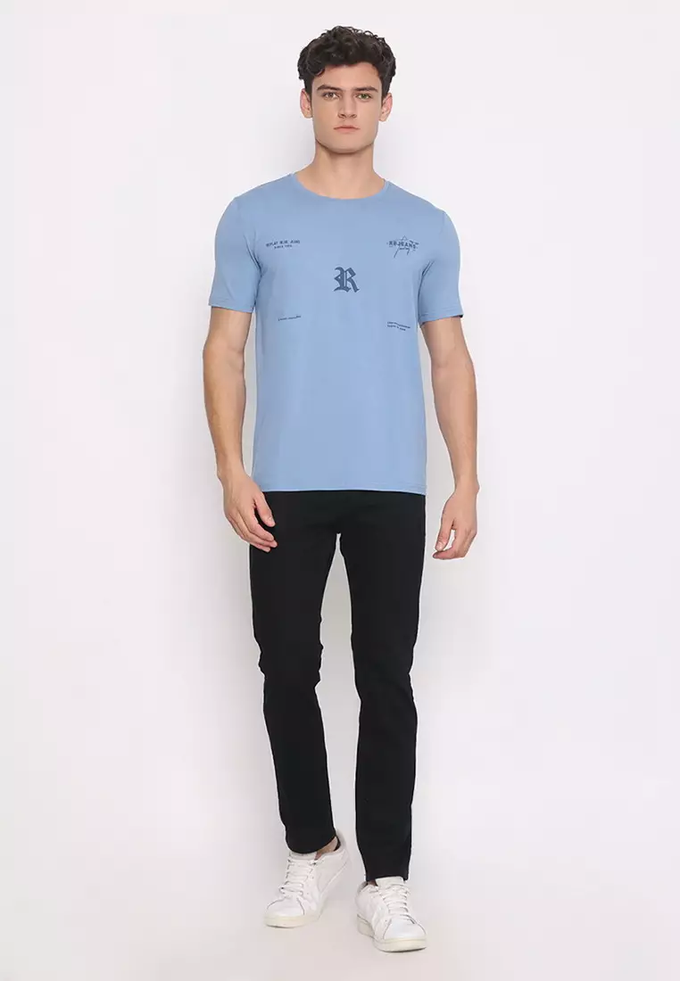 RBJ T-Shirt Cotton Spandex Pria 2562370111