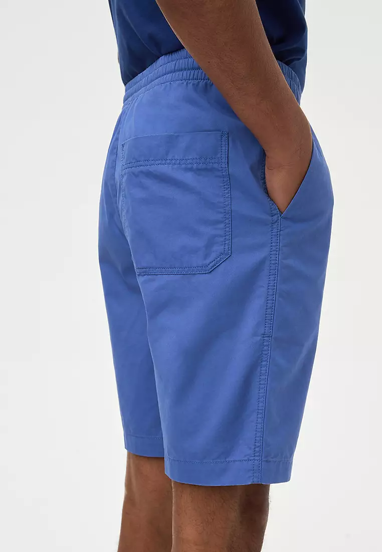 Pure Cotton Elasticated Waist Shorts