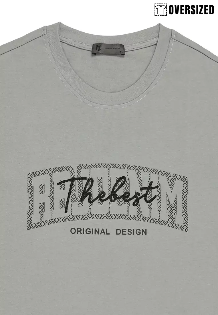RBJ T-Shirt Katun Premium Oversized Pria 9246029