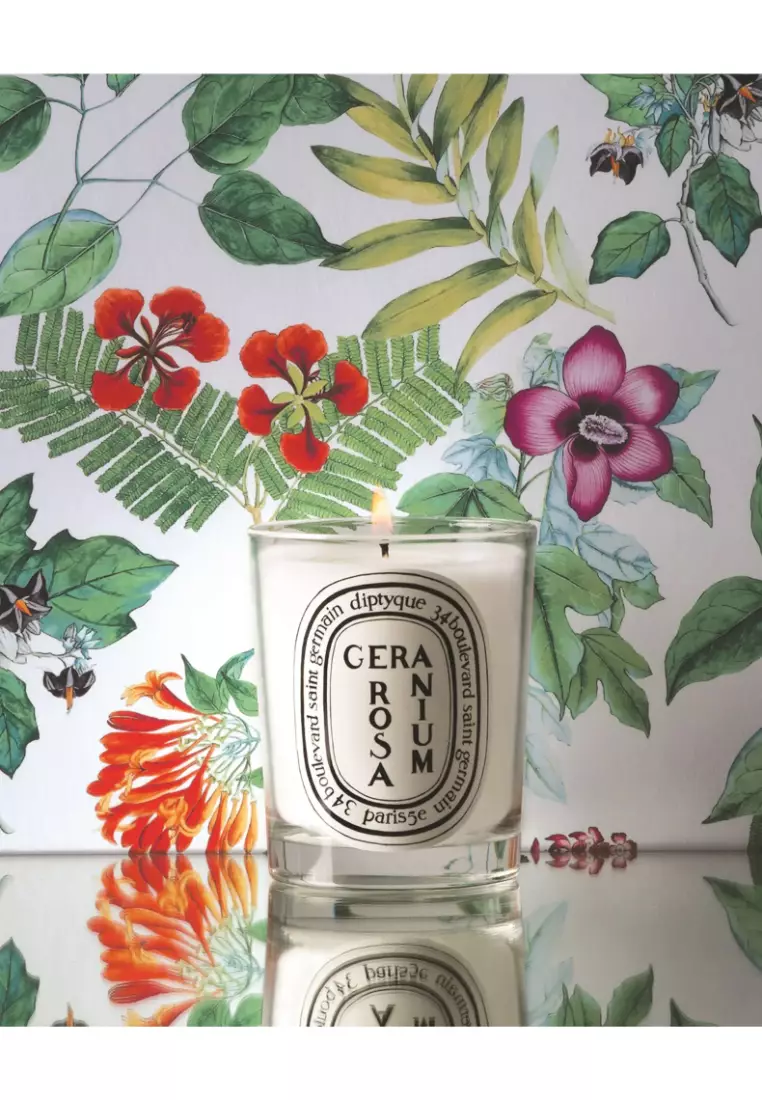 diptyque GERANIUM ROSAキャンドル 190g オードトワレ付 【公式通販】