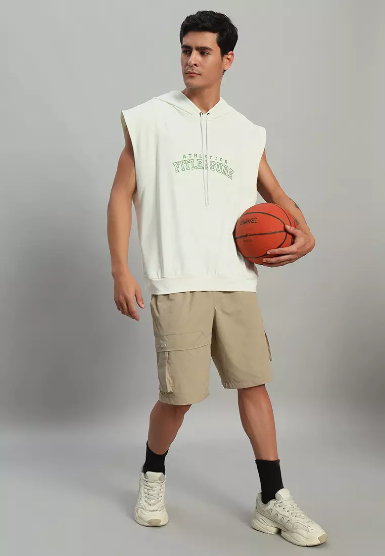 Men's Athletics Sleeveless Oversized Hoodie