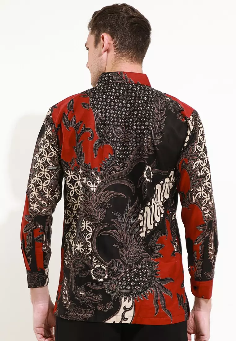Mahesa Kemeja Batik Exclusive Premium Pria Casual Modern Lengan Panjang