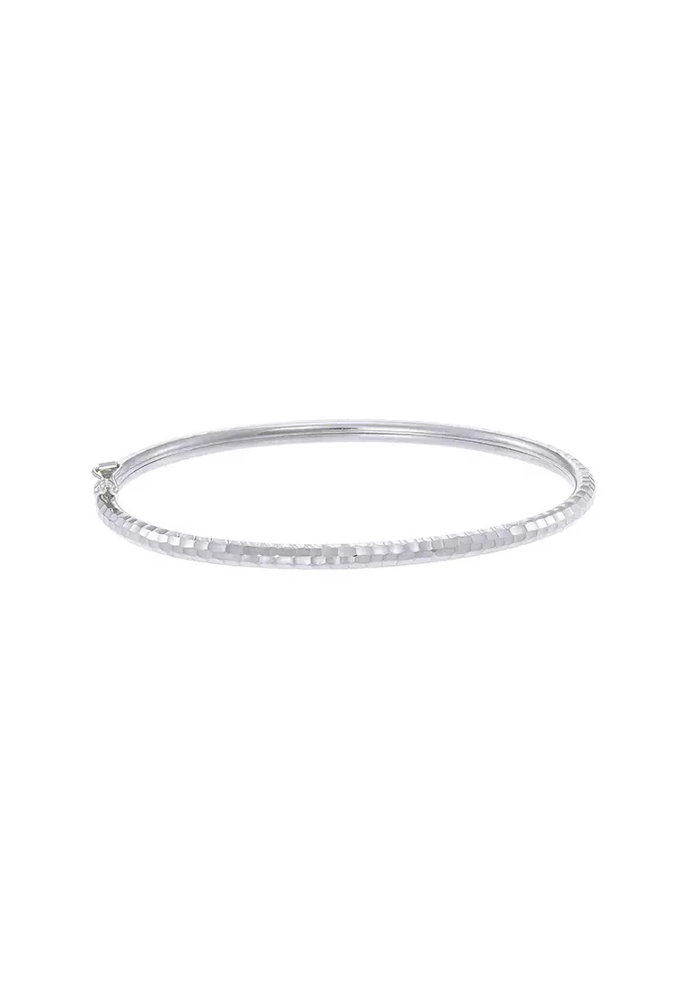 HABIB 925  Silver Bangle 203 S-TO3 DC WS