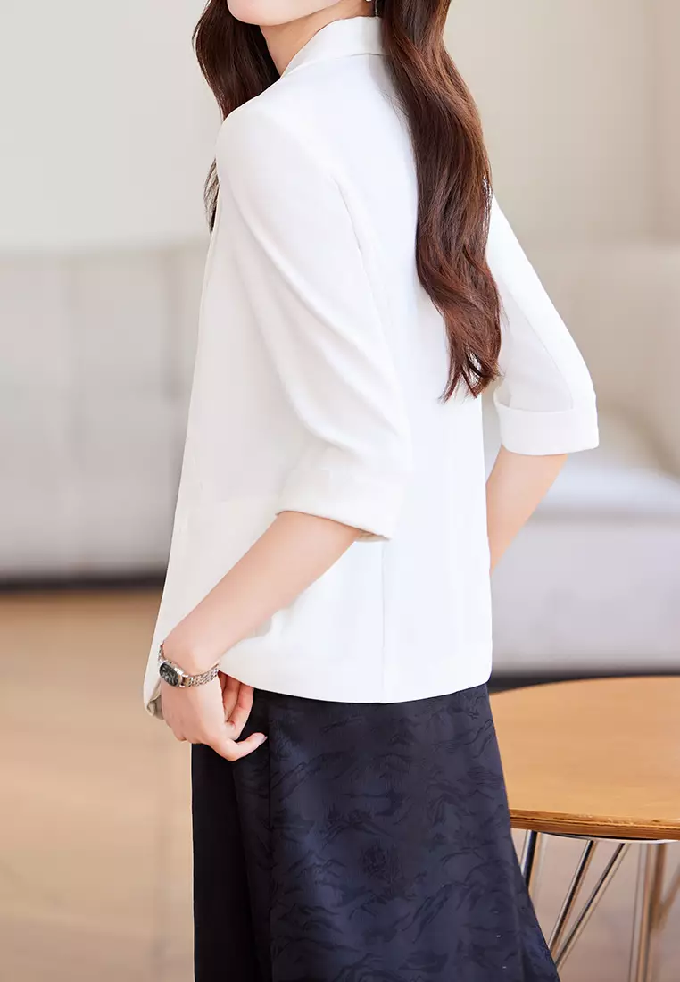 Minimalist Style Slim Suit Jacket YGH-EL8701