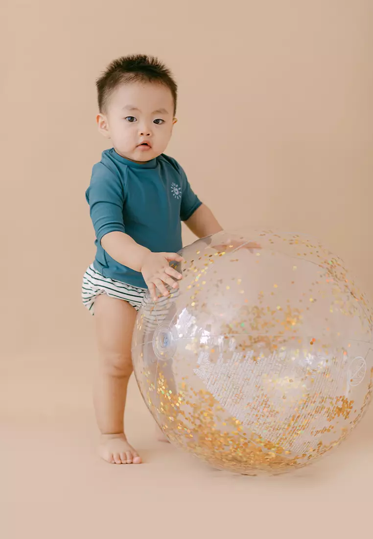 Soleil Baby Unisex Top & Swim Diapers - Emerald Top