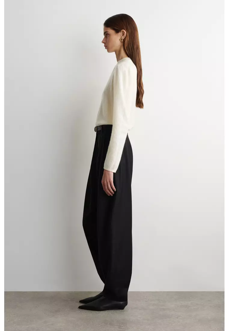 ZIGZAG-KNIT MOHAIR-BLEND JUMPER