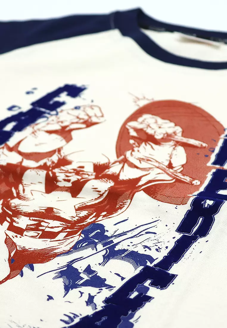 Boys Licensed Graphic Raglan T-Shirt "Captain America"