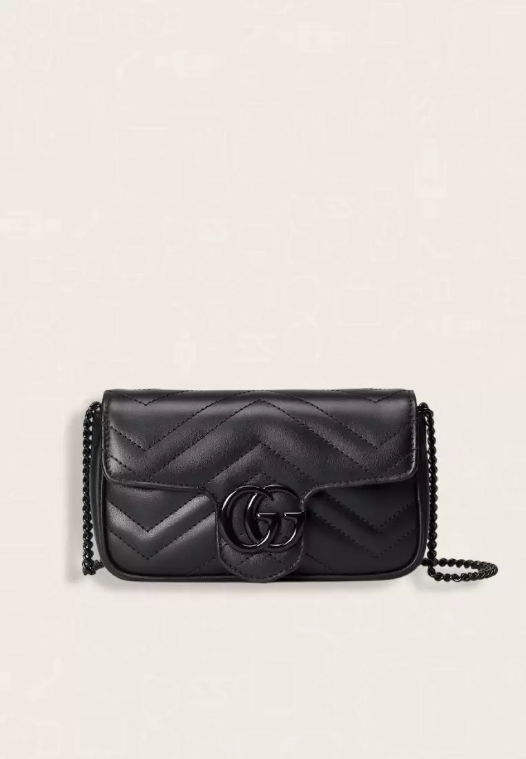 Gucci GG Marmont Super Mini Bag Black