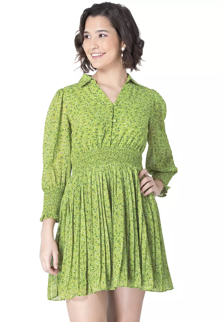 Faballey green dress best sale