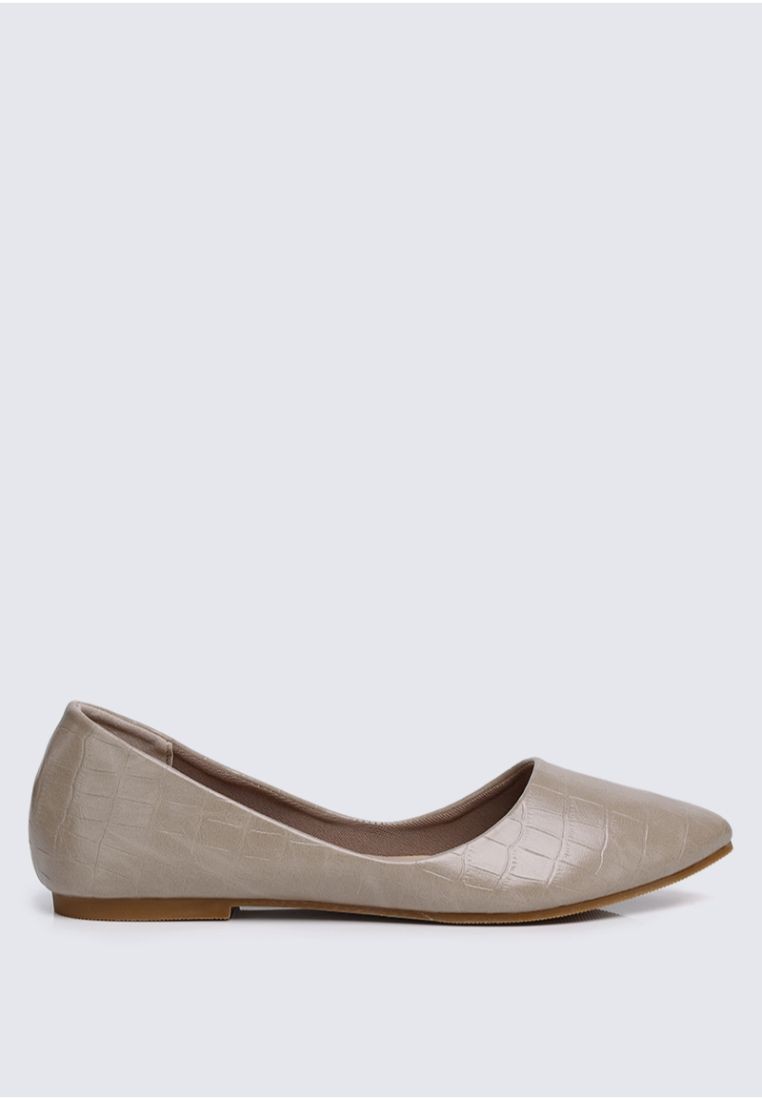 My Ballerine Cece Croc Comfy Ballerina In Taupe