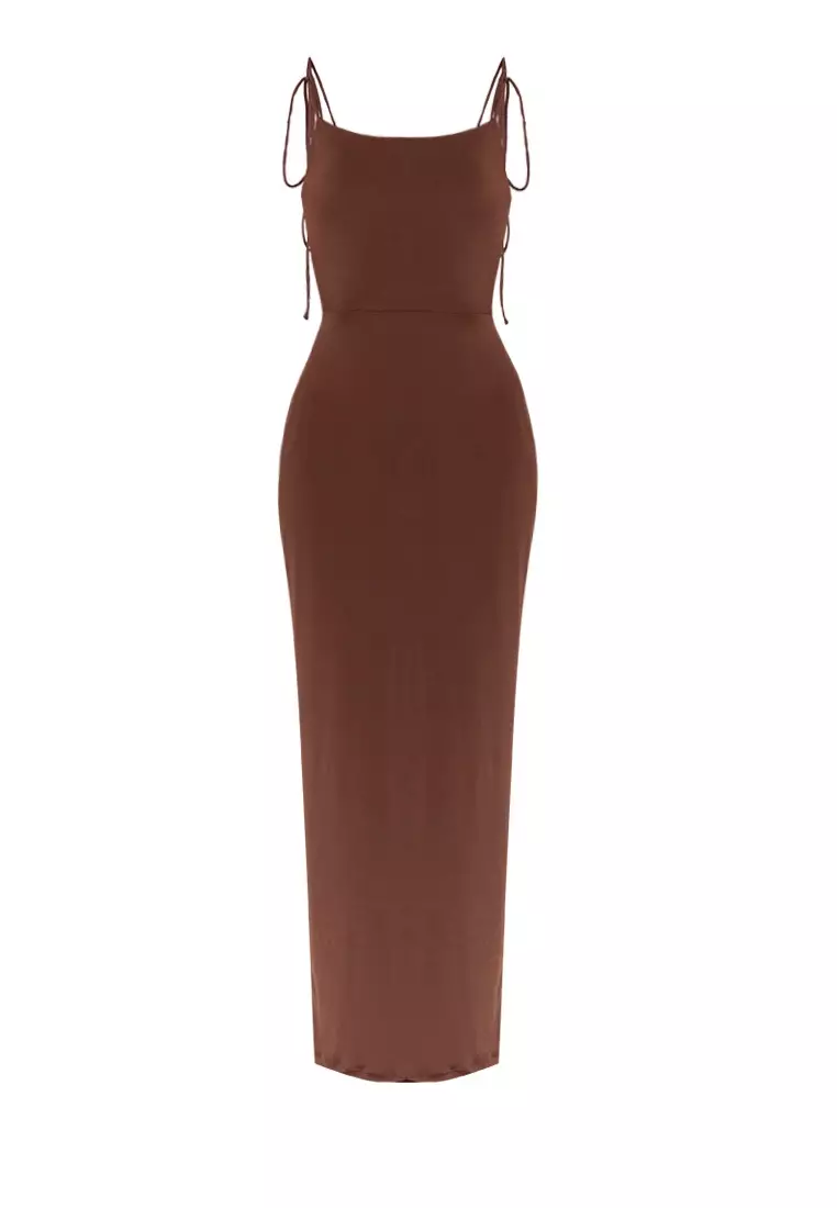 Sahara Backless Bodycon Maxi Dress