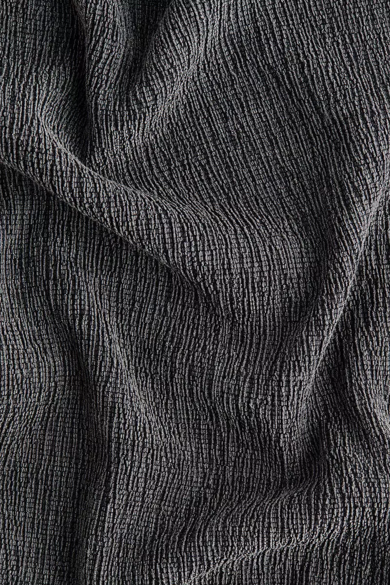 Crinkled jersey trousers