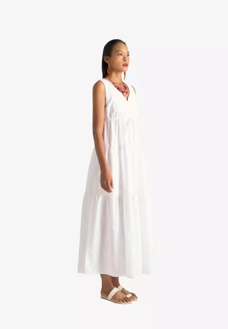 New Linen New Horizon Maxi Cotton Dress