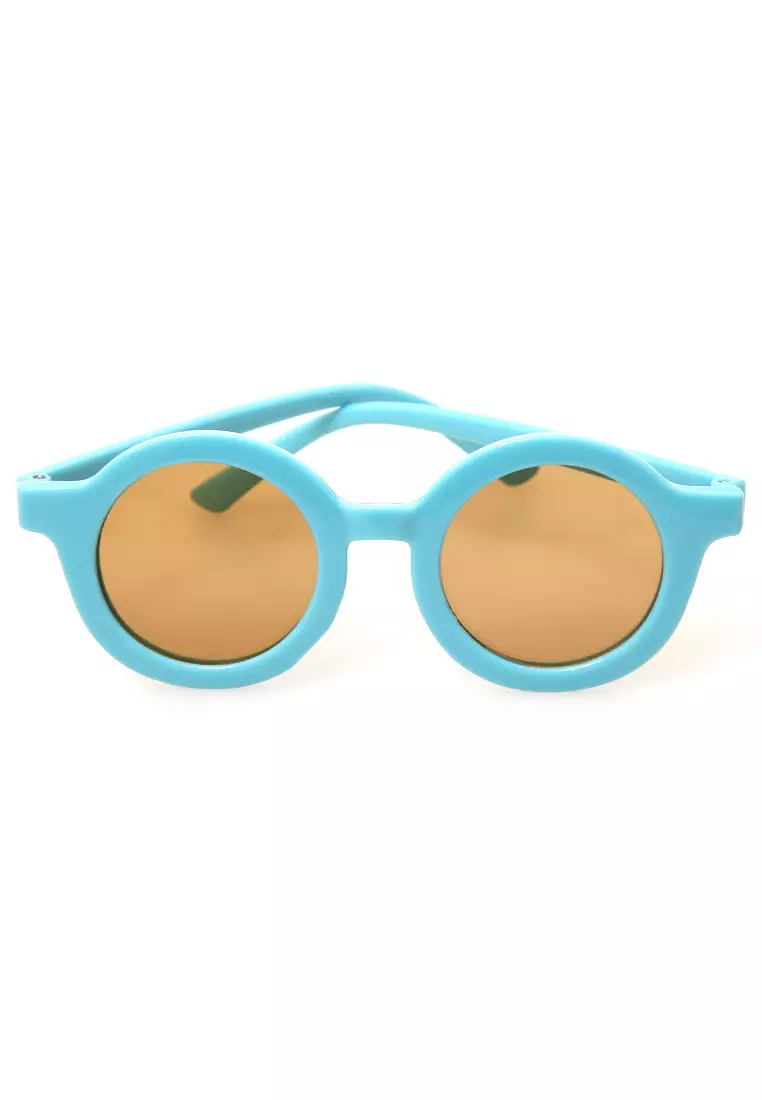 Ulrico Kacamata Anak Unisex UV Protection Kids Sunglasses Cute Design Material Plastic ORIGINAL - Blue