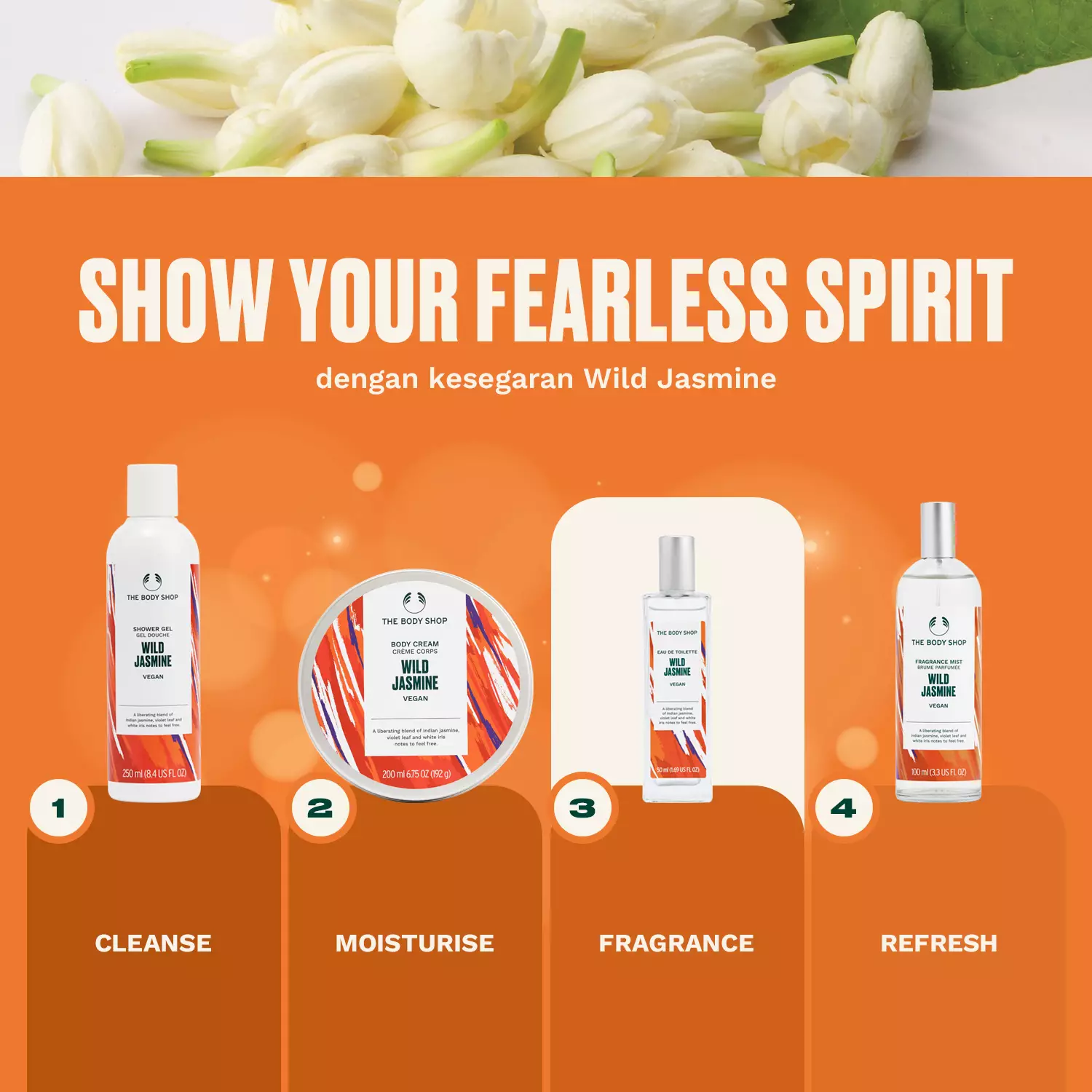 Wild Jasmine Eau De Toilette 50ml