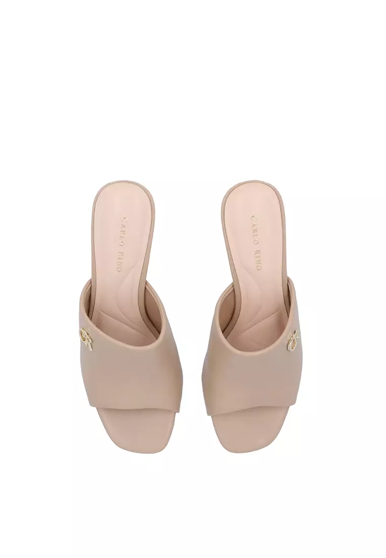 Medium Brown CR Thalia Heeled Sandals