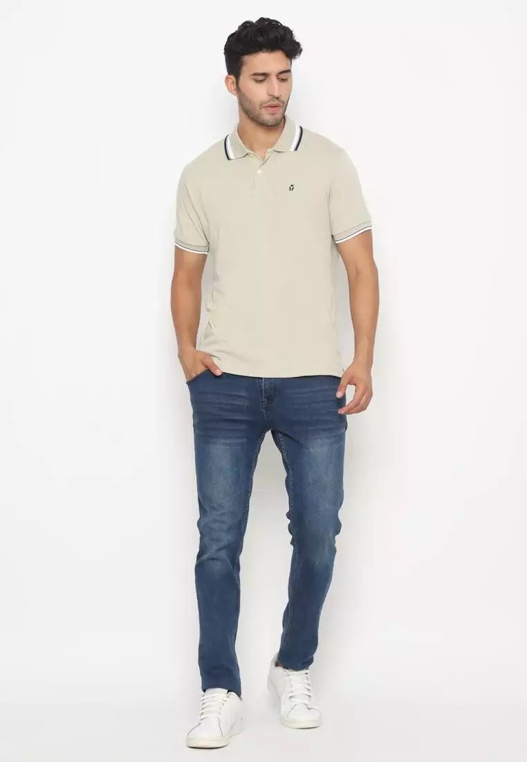 MATSUDA Kaos Polo Shirt Pria Kerah Aioi