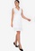 ZALORA WORK white Fluted Hem Layered Dress FDA72AA1AE0F12GS_4