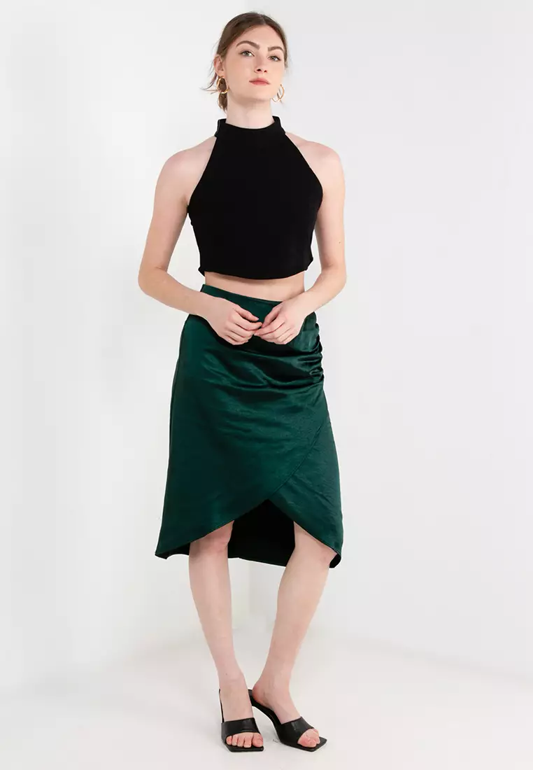 Buy JACQUELINE DE YONG Ruby High Waist Ruched Skirt 2024 Online