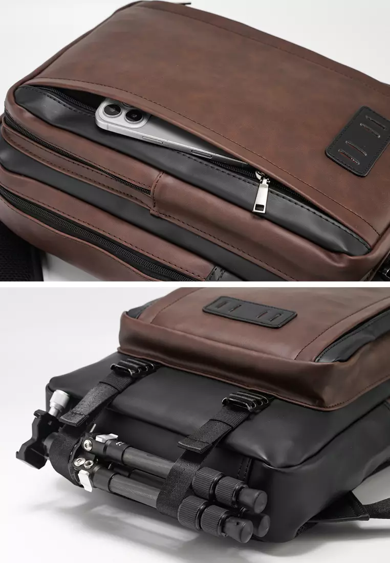 復古仿皮休閒旅行背包 ET22203