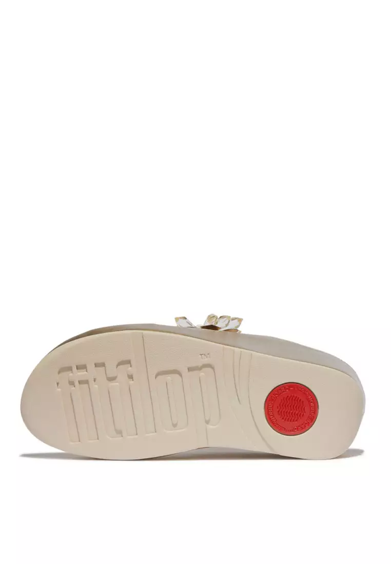 Buy FitFlop RUMBA Women's Starburst-Bead Metallic Cross Slides ...