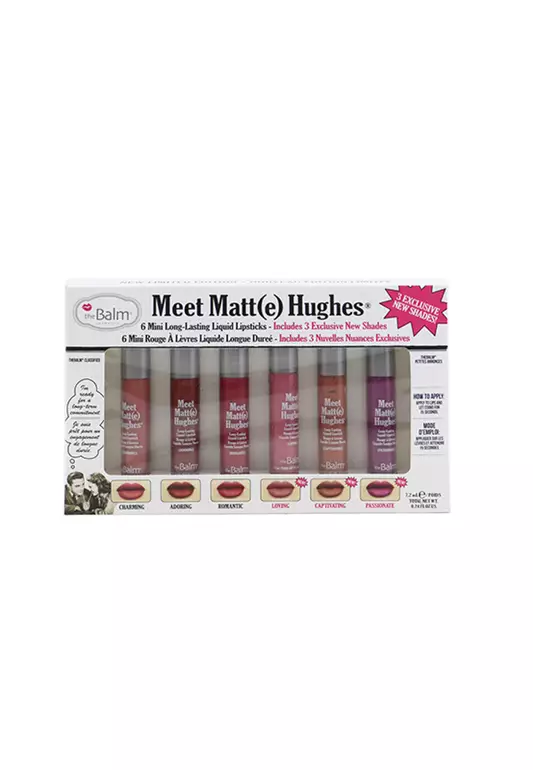 theBalm - Meet Matt(e) Hughes 6 Mini Long Lasting Liquid Lipsticks Kit - Vol. 3 6x1.2ml/0.04oz