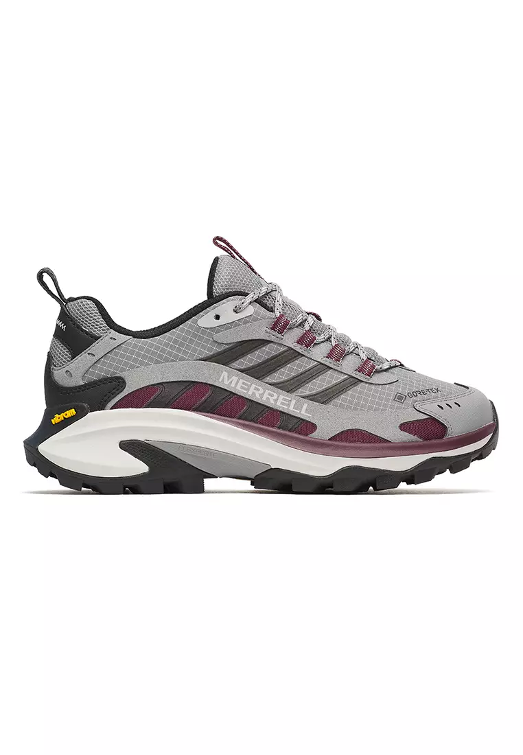 Merrell Moab Speed 2 Gore-Tex – Cement/Cherry Women’s Hiking Shoes