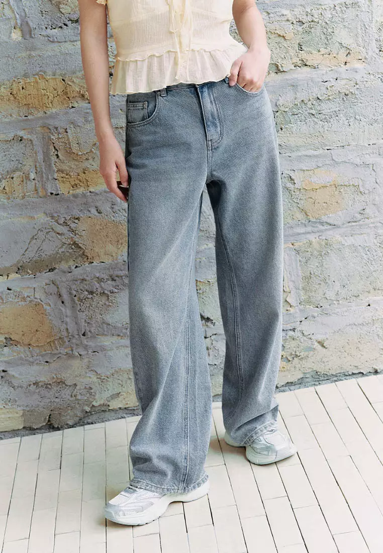 Wide-Leg Pants Jeans