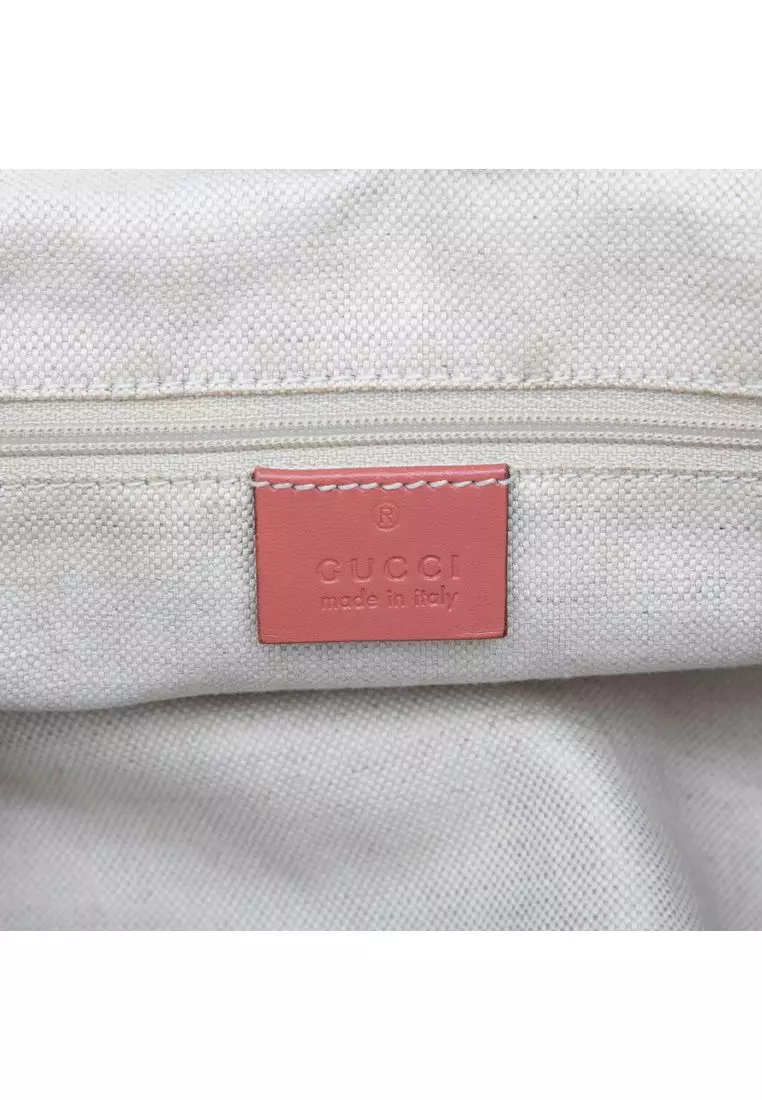 Pre-Loved Gucci Medium Diamante Canvas Sukey Tote