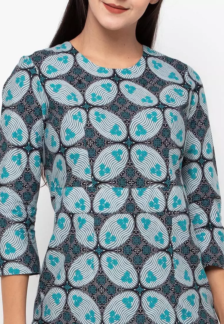 Blouse Batik Kawung Salur