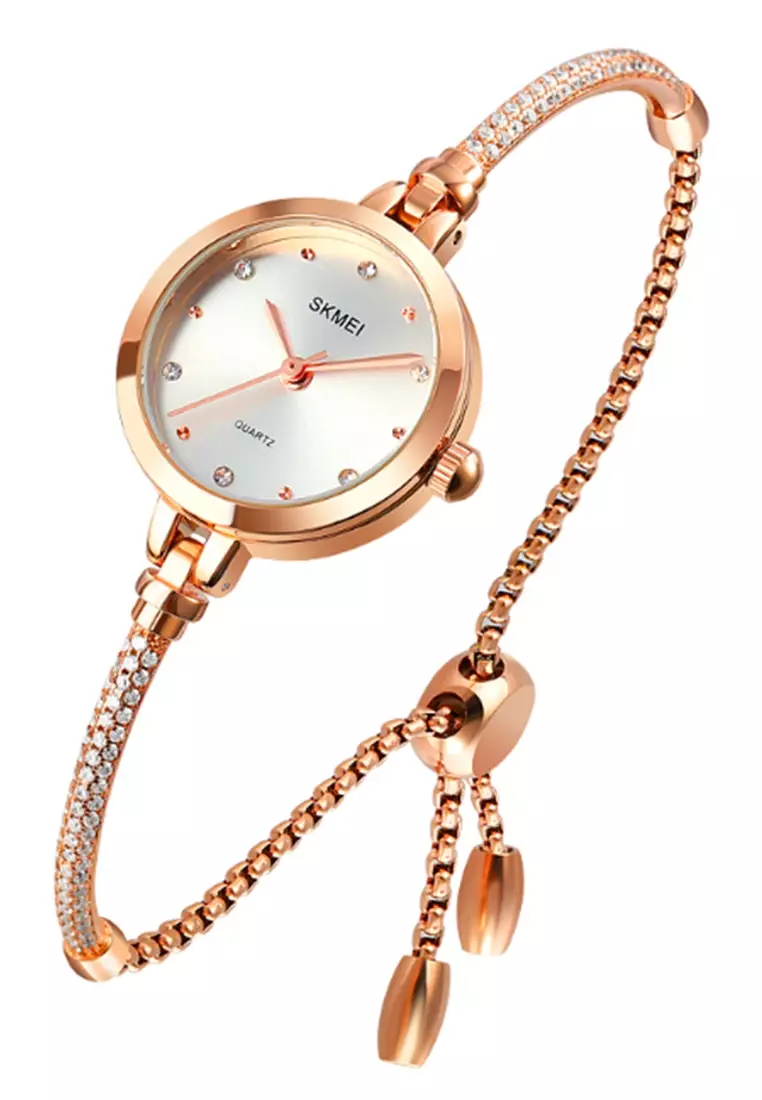 Jam Tangan Analog Wanita Waterproof Strap Tali Material Stainless Steel BY63 ORIGINAL